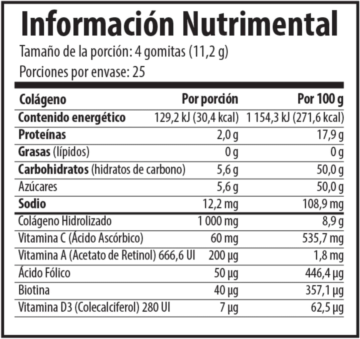 ✨ Colágeno 3 en 1 - Gomitas Premium para Cabello, Piel y Uñas (60 unidades)