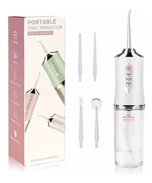 Irrigador Bucal Portátil AquaClean Pro - Limpieza Dental Profesional