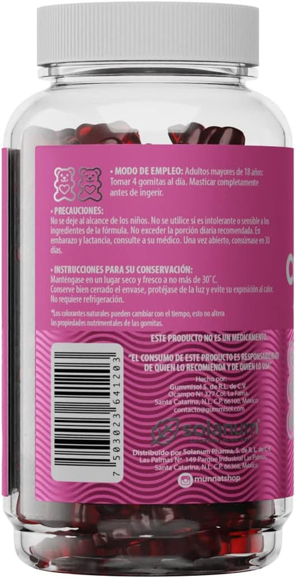 ✨ Colágeno 3 en 1 - Gomitas Premium para Cabello, Piel y Uñas (60 unidades)