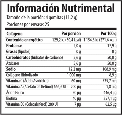 ✨ Colágeno 3 en 1 - Gomitas Premium para Cabello, Piel y Uñas (60 unidades)